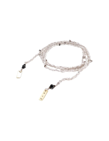 Bracelet ou collier silver white MLS182 - Marie Laure Chamorel Livraison rapide