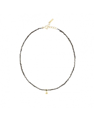 Collier Ruthenium, gold & lurex n°822 - Marie Laure Chamorel Voir les baskets