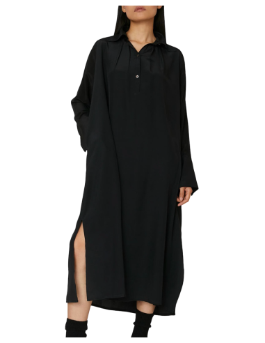 Robe en soie Byrds - Blue black Le MVP de beaucoup