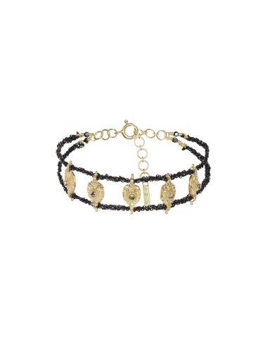 Bracelet black silver MLS 845 - Marie Laure Chamorel 50% de réduction en Octobre 2024