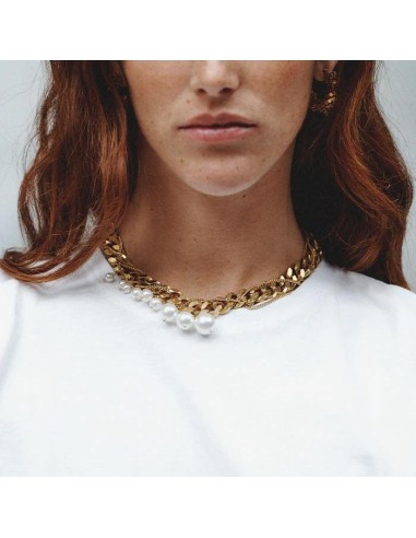 Collier perle gold - Perrine Taverniti les muscles