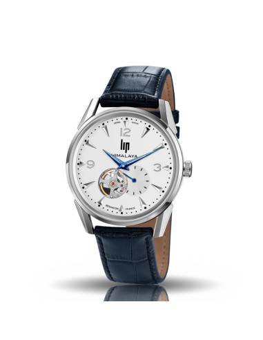 LIP - Montre Homme Himalaya Cuir Bleu Foncé une grave pollution 