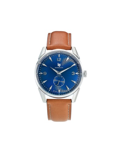 LIP - Montre Homme Himalaya Bleue Cuir Marron français