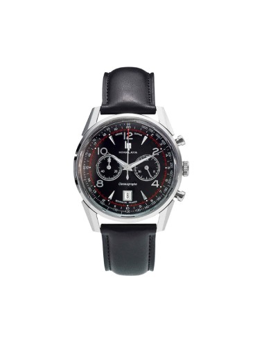 LIP - Montre Homme Himalaya Chronographe Noire brillant des détails fins