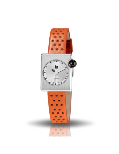 LIP - Montre Femme Mach 2000 Mini Square Orange outlet