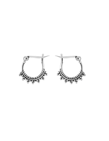 Boucles d'oreilles Nomad en linge